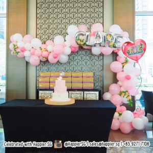 Baby shower balloon decoration