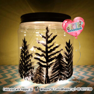 Fairy lights jar painting art and craft party