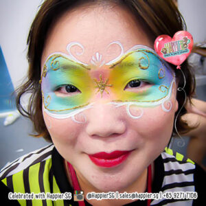 Masquerade Mask Face Paint Makeup Artist