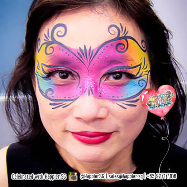 Masquerade Mask Face Paint Makeup Artist