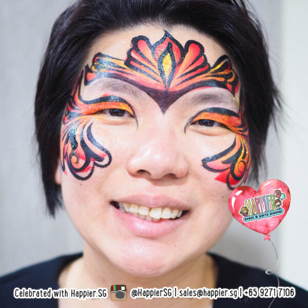 Masquerade Mask Face Paint Makeup Artist