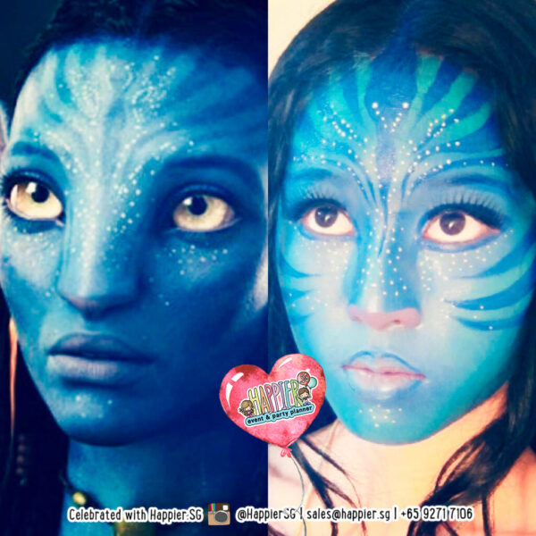 Avatar Face Paint Makeup Artist