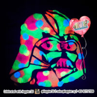 Neon Tote Bag Painting | Glow in the Dark Canvas Bag Painting