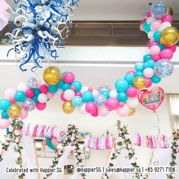 Teens birthday party balloon decoration