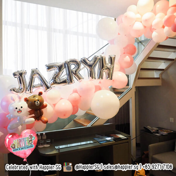 Wedding proposal balloon decoration