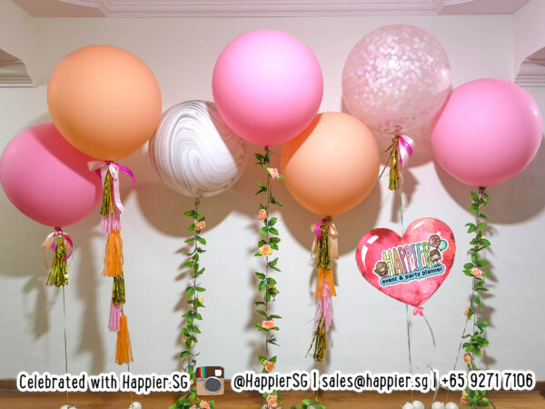 Floral Giant Helium Balloons