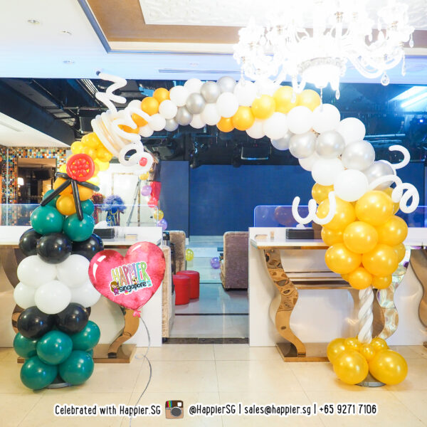 Champagne Balloon Arch