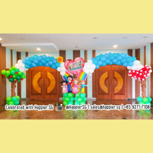 Family-day-balloon-arch-decoration