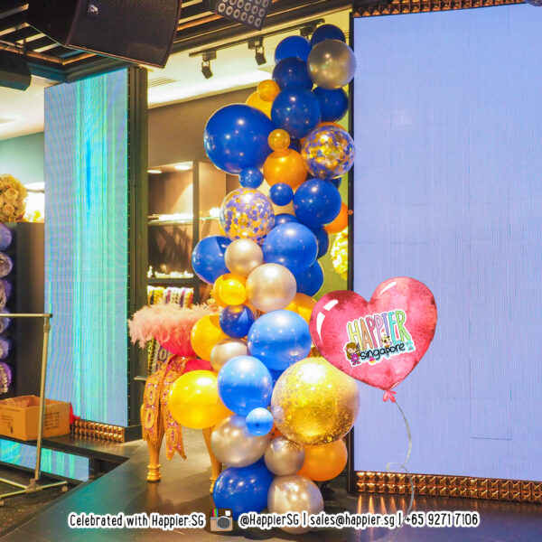 His Organic Balloon Garland Decoration