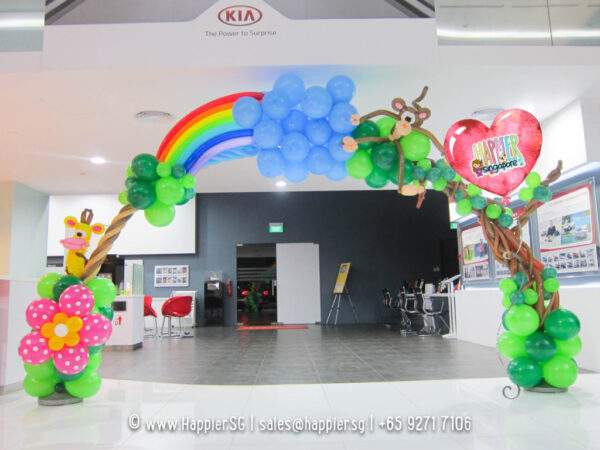 Safari-animal-balloon-arch-decoration