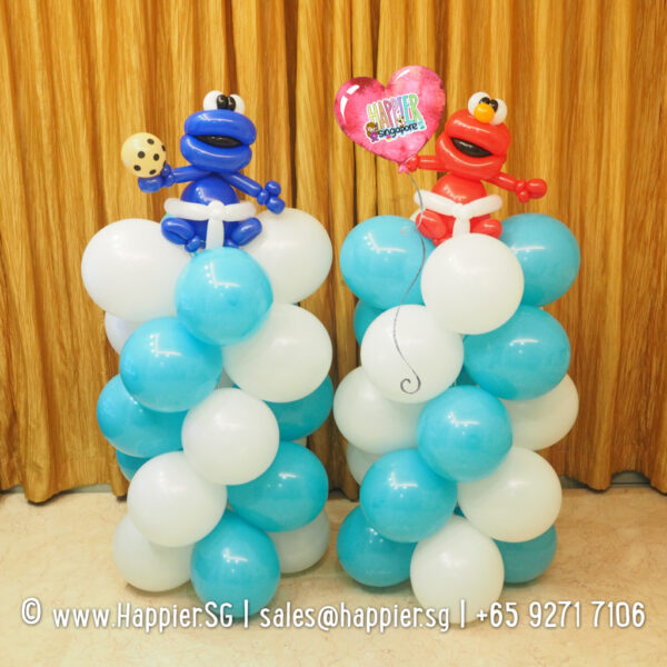 Sesame-Street-Balloon-Columns-Pillars