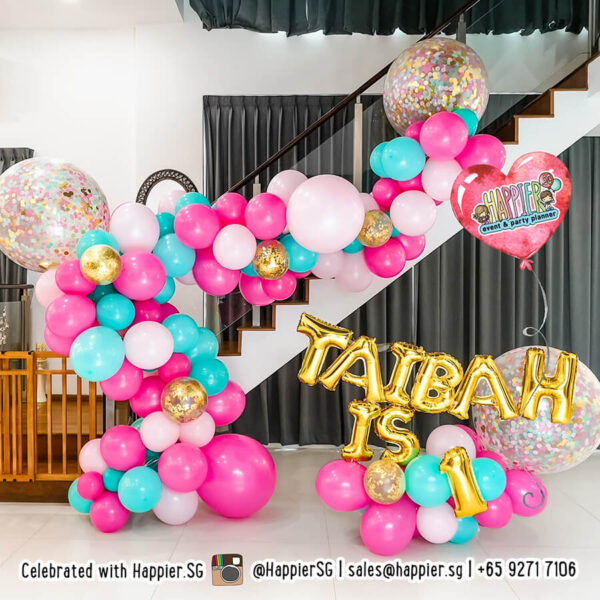 Staircase Organic Balloon Garland Decoration